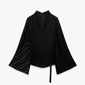 Elegant Black Women's Top